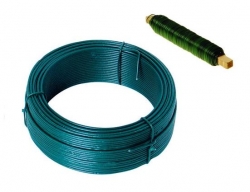 Vázací drát v PVC Velikost - průměr / délka Ø 1,4 mm / 50 m